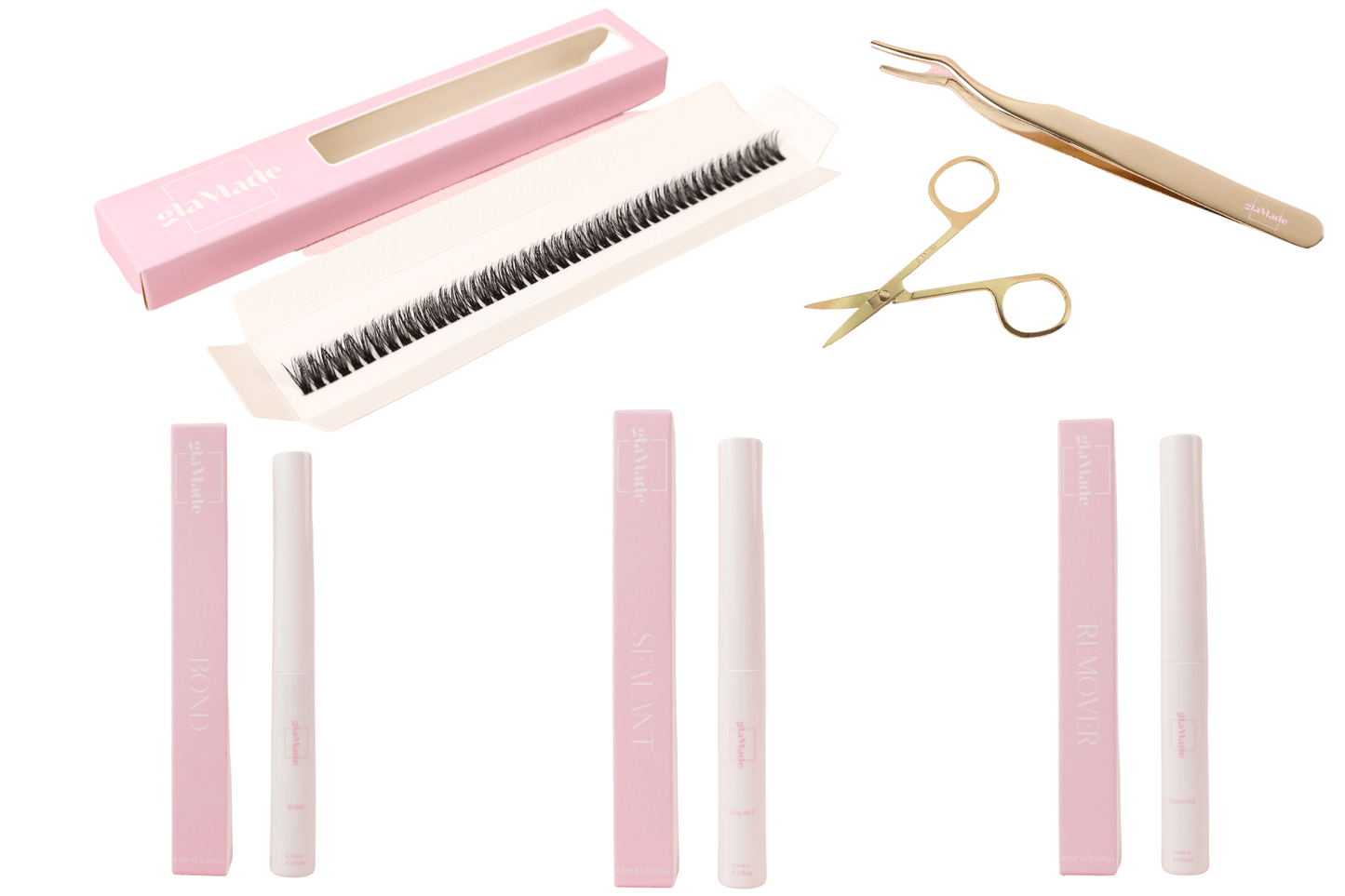 Ribbon Lash Bundle - Eyelash extensions - GLAMADE