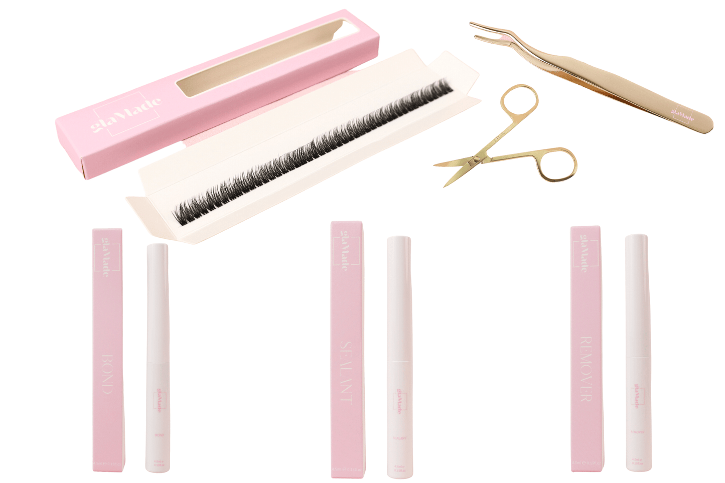 Ribbon Lash Bundle - Eyelash extensions - GLAMADE