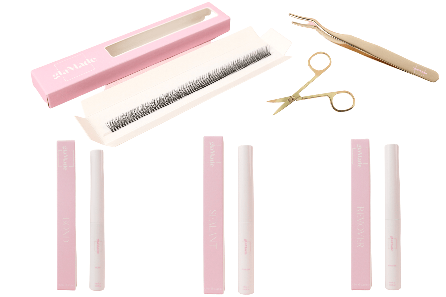 Ribbon Lash Bundle - Eyelash extensions - GLAMADE